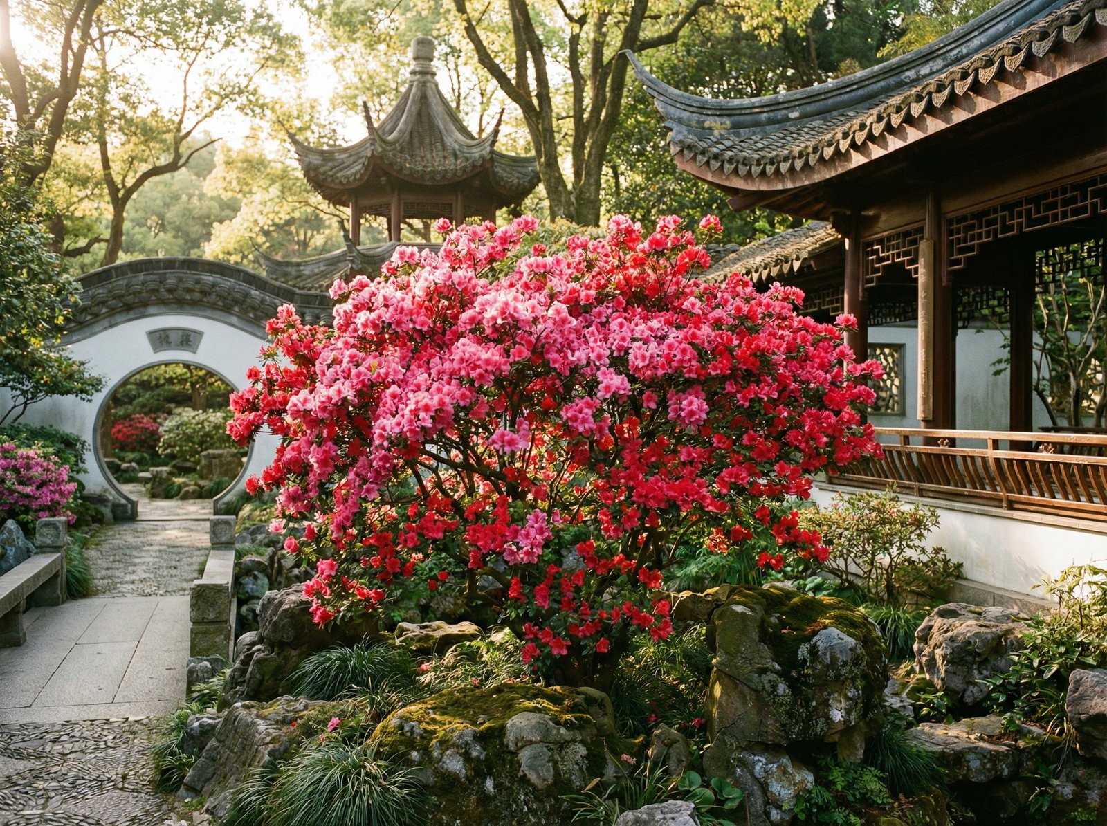 蘑菇视频杜鹃花植物视频