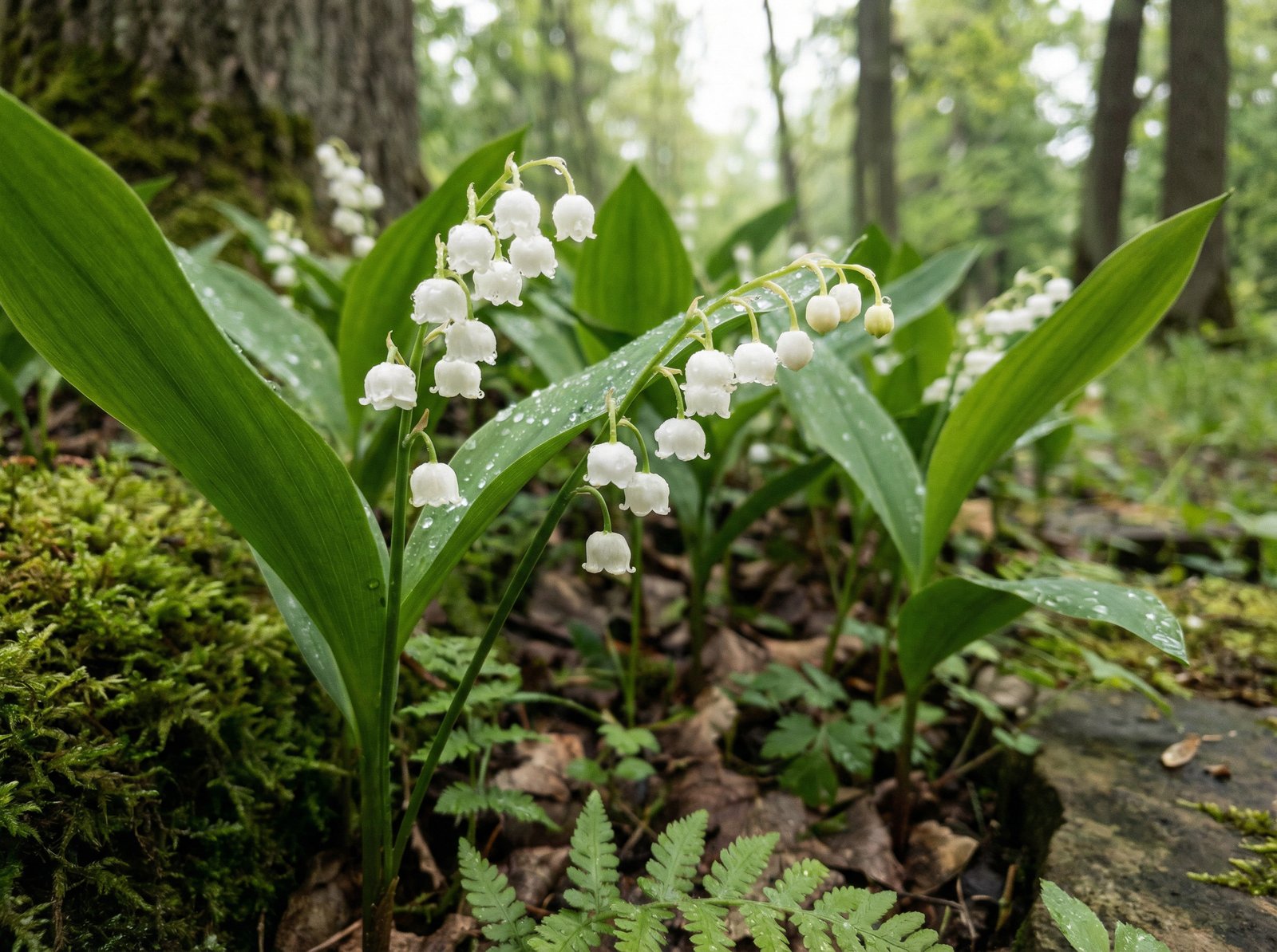 蘑菇视频铃兰植物视频